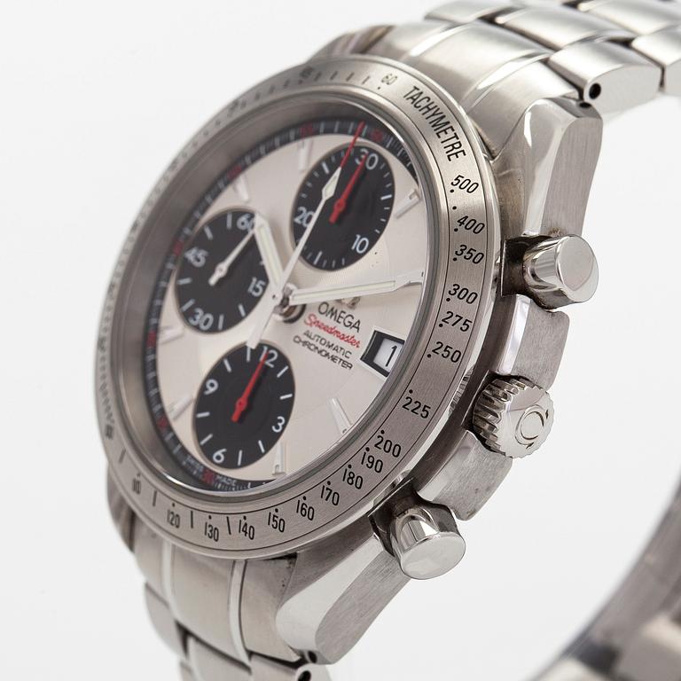 Omega, Speedmaster, Date, chronograph, wristwatch, 40 mm.