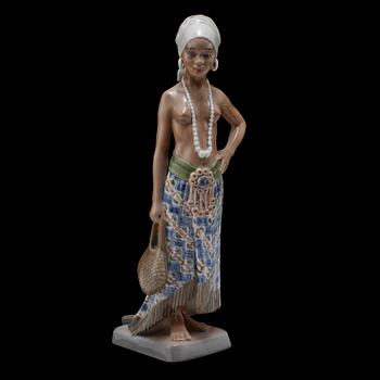 FIGURIN, porslin, Dahl Jensen, Danmark, 1900-talets andra hälft.