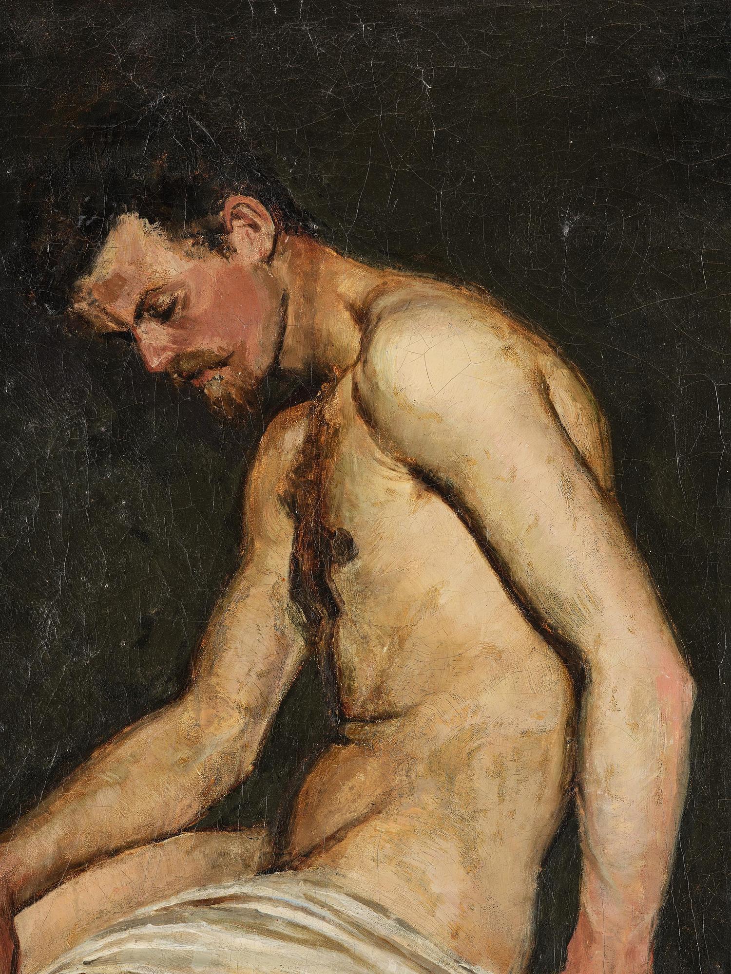 Anders Zorn, The model Skald, academy janitor.