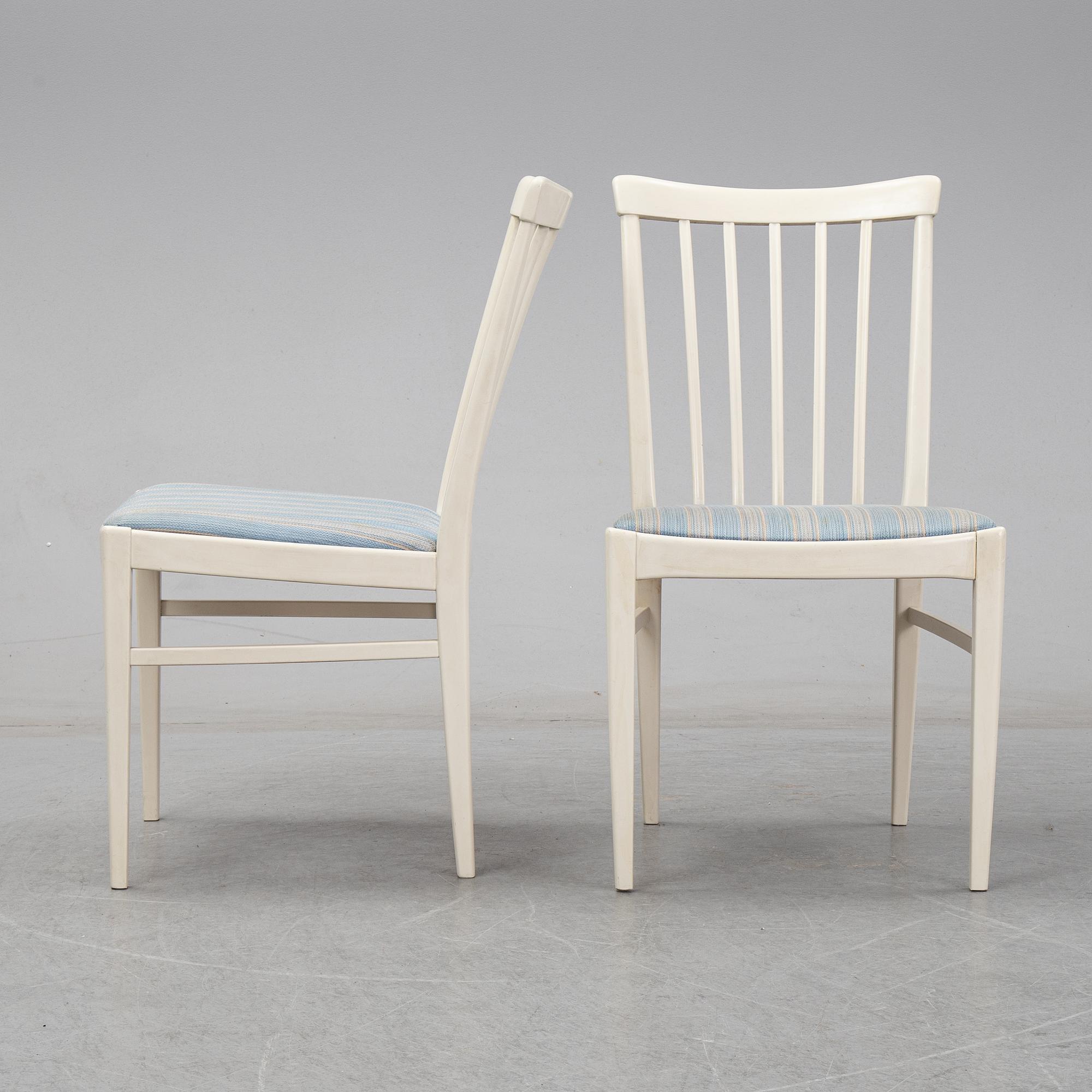 Six 'Herrgården' chairs by Carl Malmsten for Bodafors.