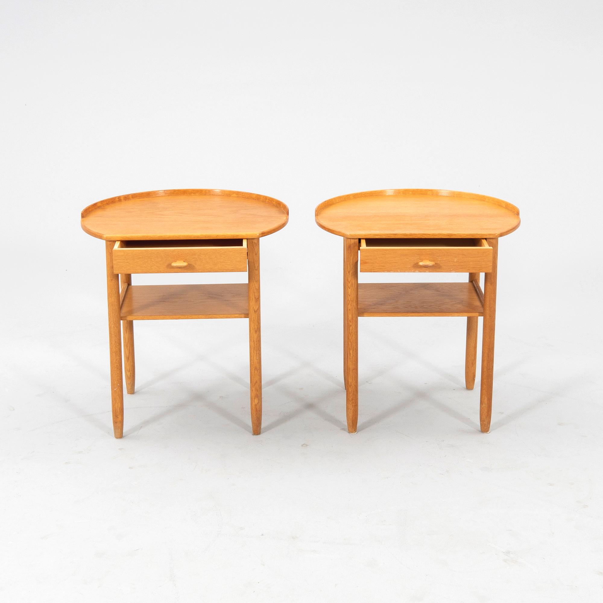 Sven Engström och Gunnar Myrstrand, sängbord, ett par, Bodafors, 1963.