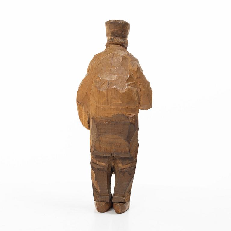 Axel Petersson Döderhultarn, Standing Man (From the Group Auction).
