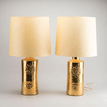 A PAIR OF TABLE LAMP BY BITOSSI FOR BERGBOMS.