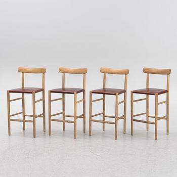 Jasper Morrison, bar stools, "Lightwood", set of 4, Maruni.
