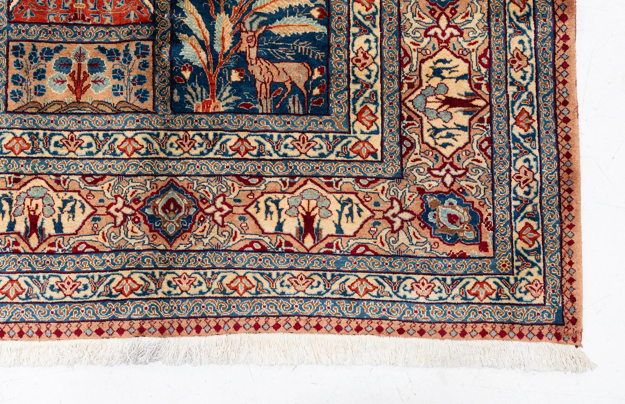 Rug, Kashmar, approx. 372 x 294 cm.