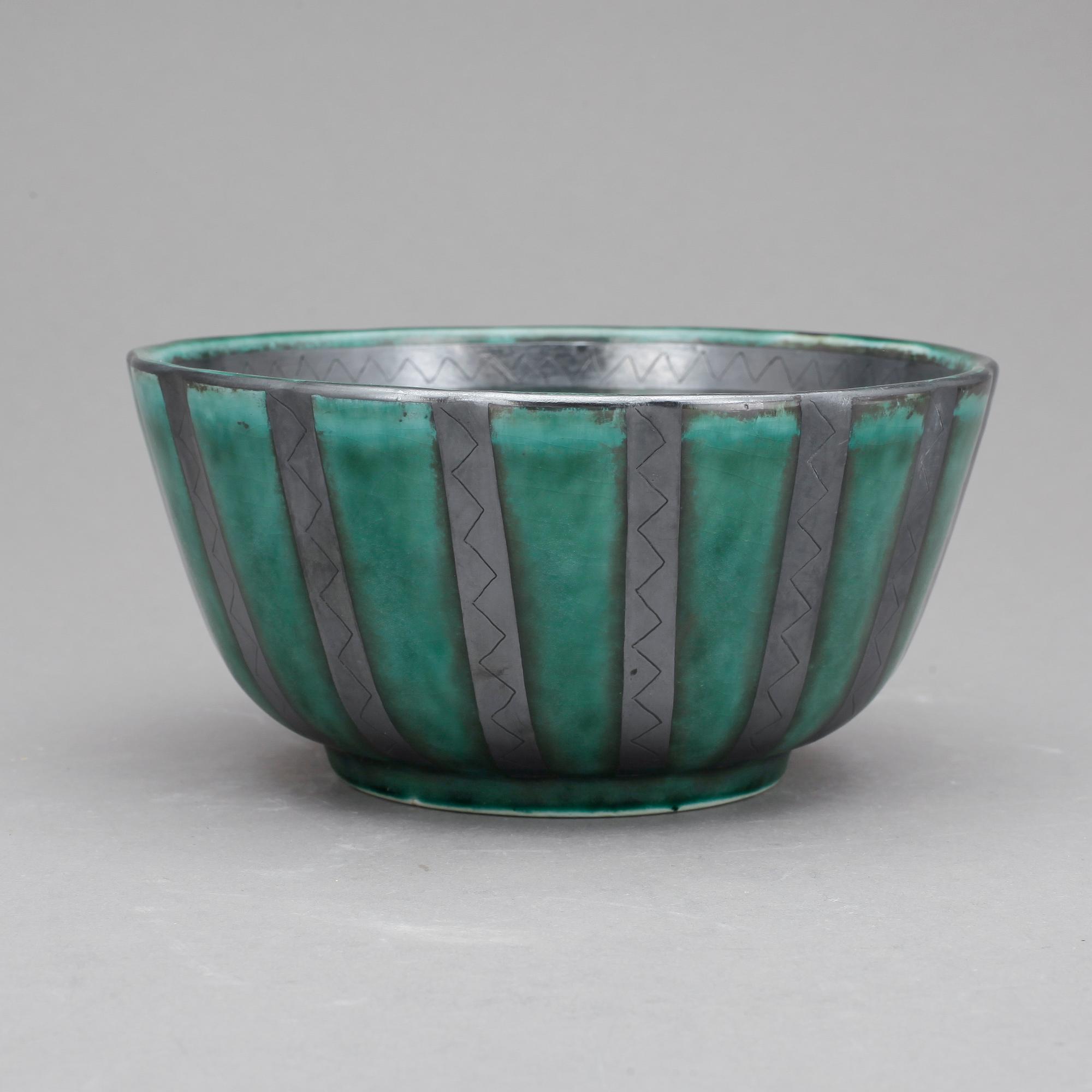 SKÅL, "Argenta", Wilhelm Kåge, Gustavsberg, 30/40-tal.