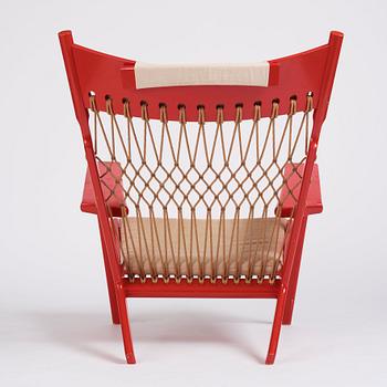 Hans J. Wegner, "The Web Chair", model "JH 719", Johannes Hansen, Denmark, post 1968.