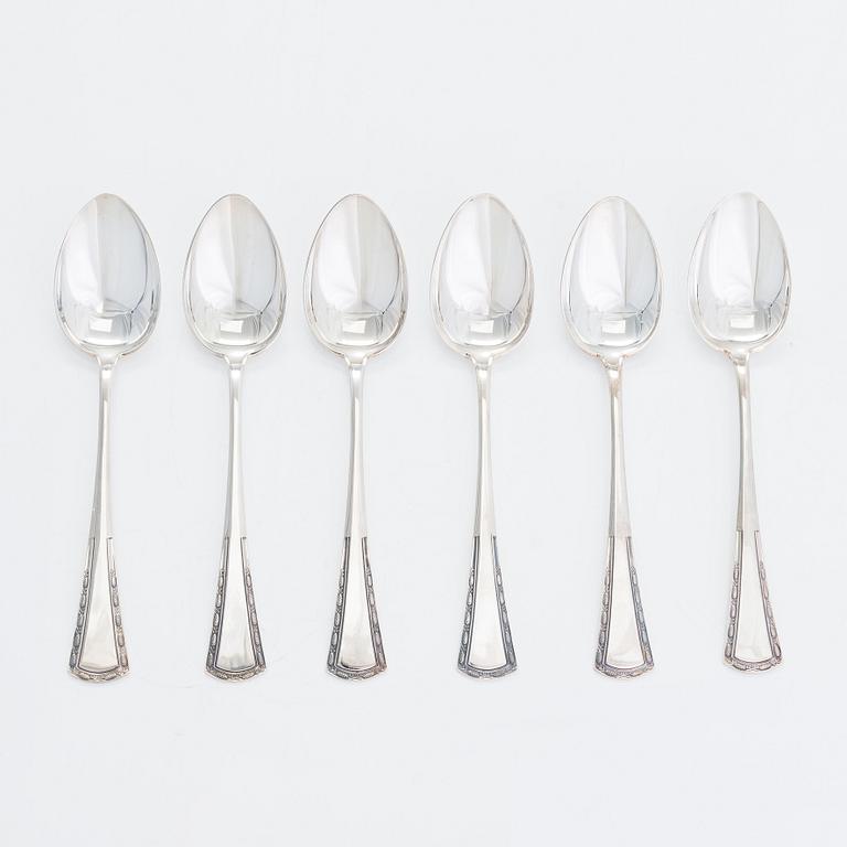 Tillander, Twelve spoons "Käpy" (Spruce cone) 1990-1992. Designed by Vilho Ellenberg 1920s.