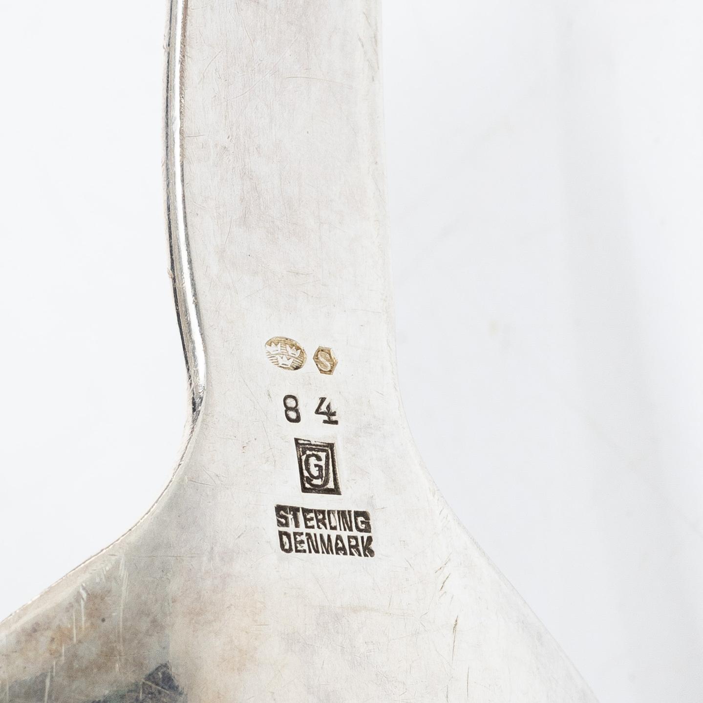 Georg Jensen, Serving spoon, sterling silver, no. 84, Denmark 1933-1944.