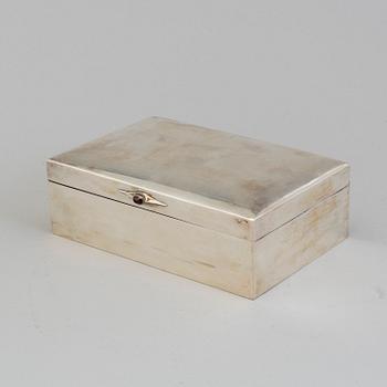 A silver cigarbox, Stockholm 1917.