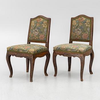 Chairs, a pair, Rococo, 18th century.