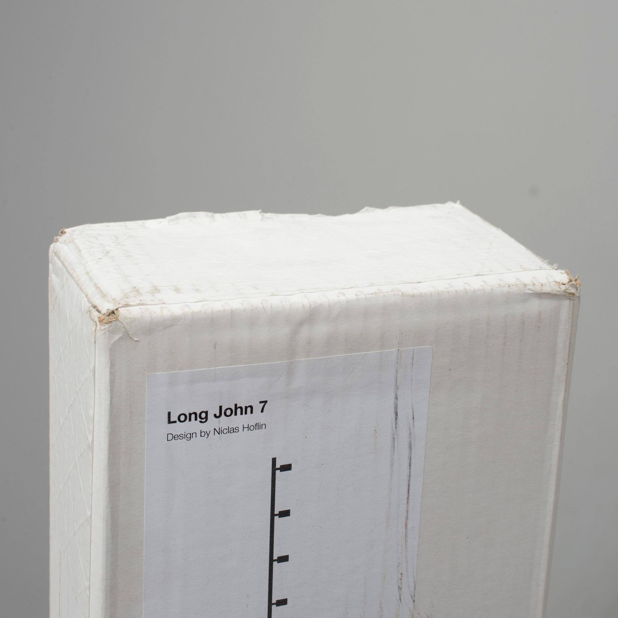 A CEILING LAMP, design by Niclas Hoflin, for RUBN, "Long John 7", with original packaging.