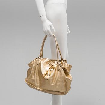 BAG, "Nappa Leather Drawstring Tote" Prada.