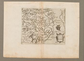 A MAP, "Sveciae Regnum", Giovanni Botero, ca 1596/97.