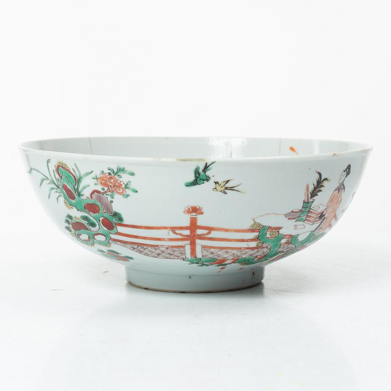 Skål, porslin, Kina, Kangxi (1662-1722).