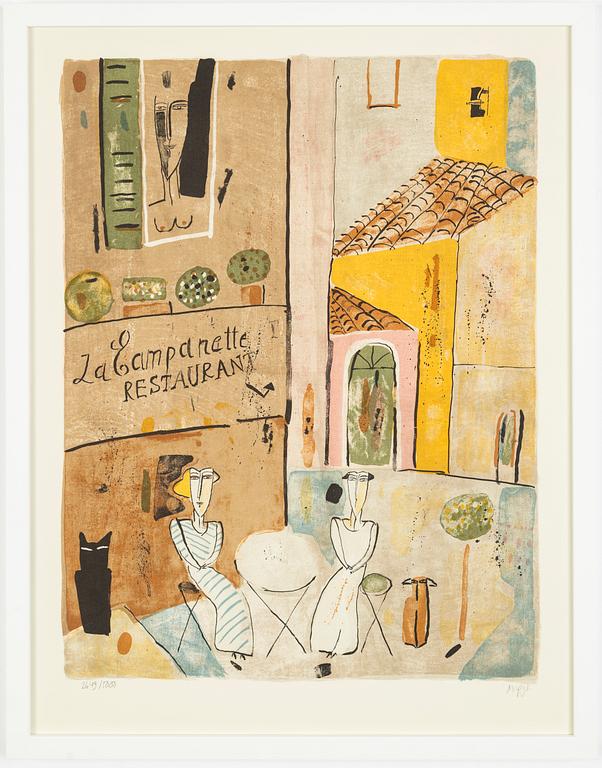 Madeleine Pyk, "Restaurant La Campanette".