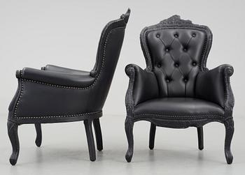 MAARTEN BAAS, fåtöljer, ett par "Smoke Chair", Moooi, Nederländerna.