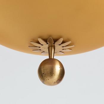 Bertil Brisborg, & Olle Elmgren, a pair of ceiling lamps, custom made, Nordiska Kompaniet 1940s.