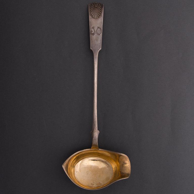 A LADLE, silver. Erik Koponen, Kajaani Finland 1926.