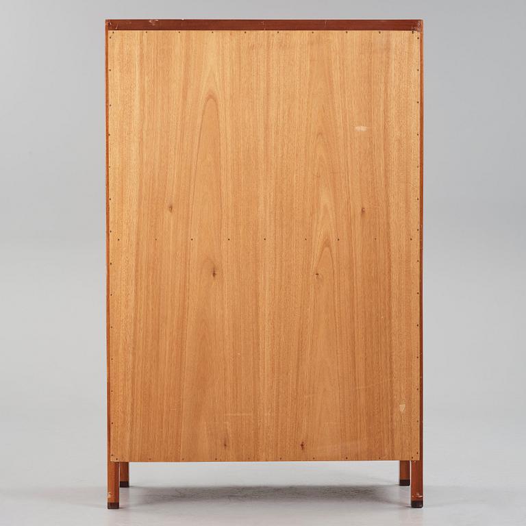 David Rosén, a mahogany and teak cabinet, for Stockholm's Association of Crafts, signed and dated 1959.