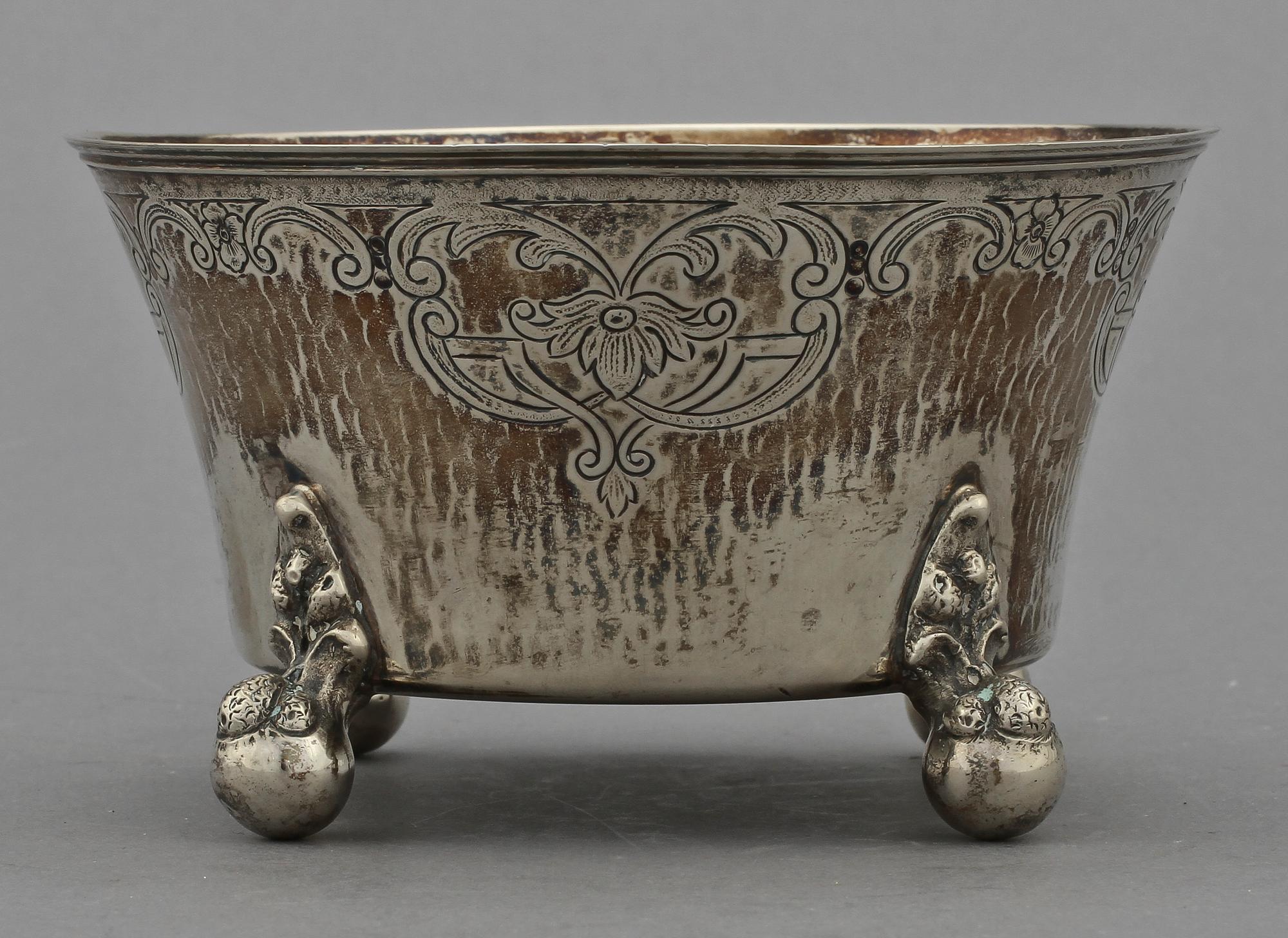 SKÅL, silver, K Andersson, Stockholm, 1940. Vikt 290 gr.