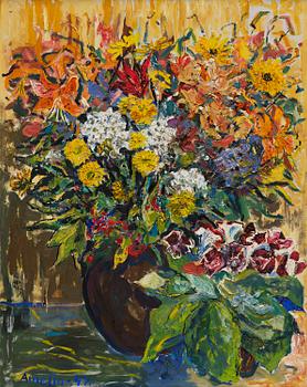 827. Albin Amelin, Flower still life.