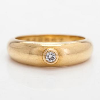 Cartier, sormus, 18K kultaa, briljanttihiottu timantti noin 0.07 ct.