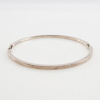 Hans Hansen, neck ring, sterling silver, Denmark.
