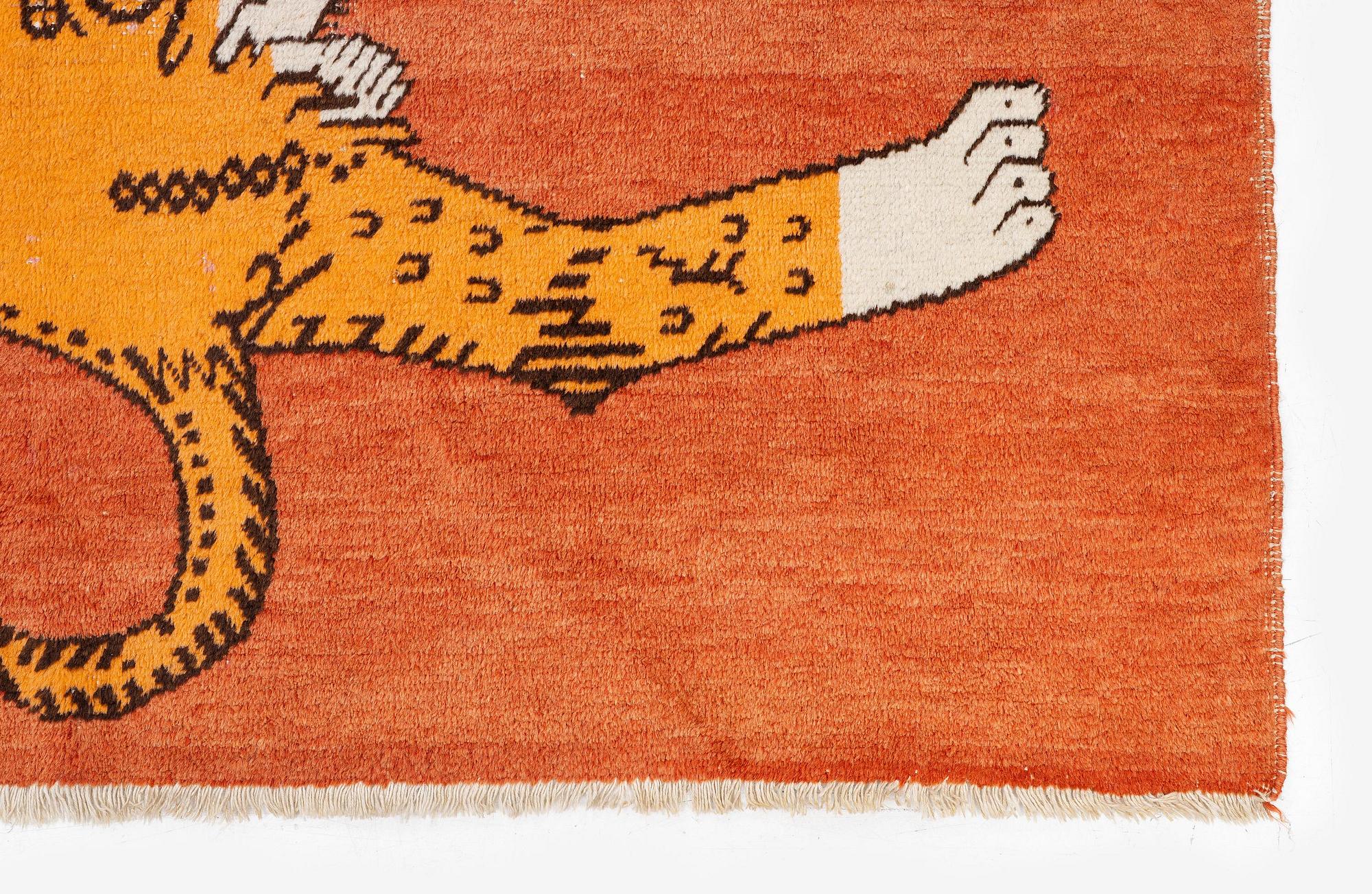 Matta, Antik Khotan, nordvästra Kina, ca 301 x 166 cm.