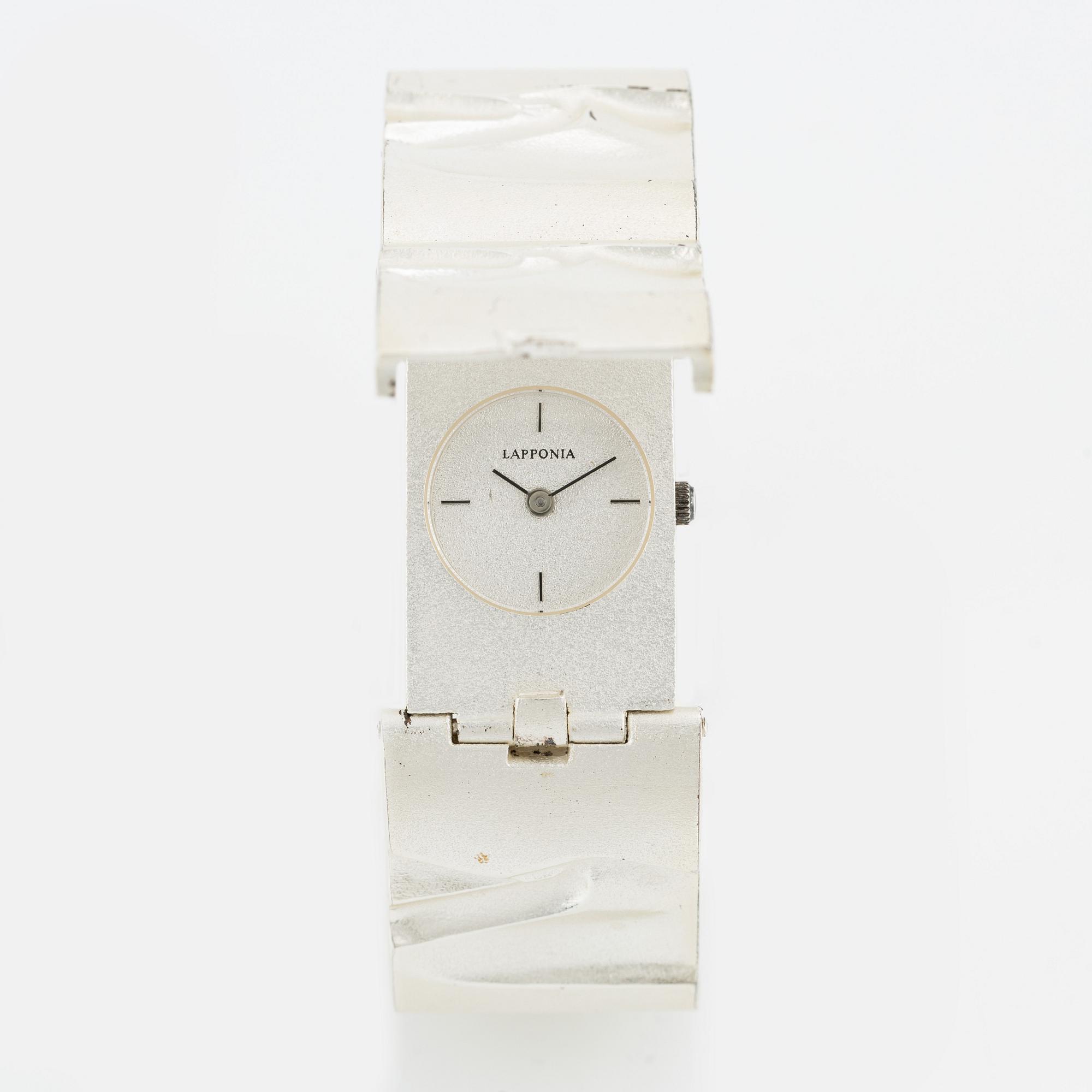 Lapponia armbandsur "Secret Time", design Björn Weckström.