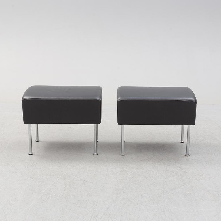 GUNILLA ALLARD, fotpallar, ett par, "Cinema", Lammhults, 1995.