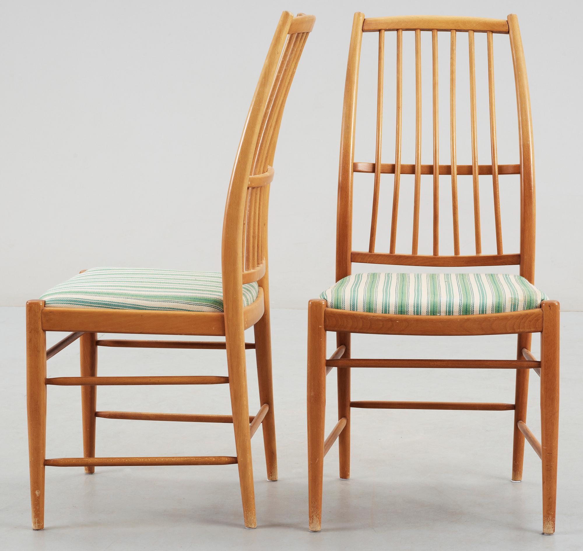 STOLAR, 10 st, "Napoli", design David Rosén, 1960-tal.