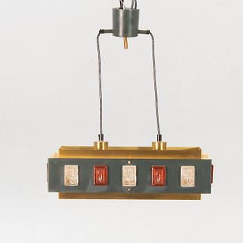 An Einar Bäckström ceiling pendant later part of the 20th century.