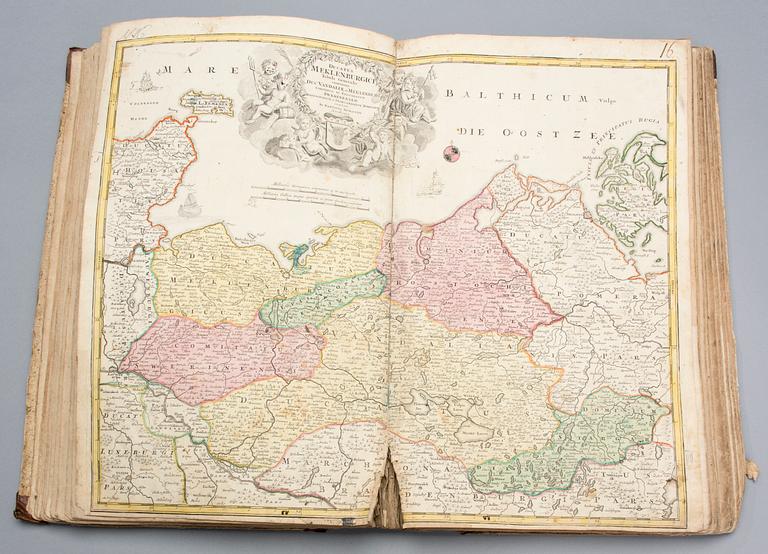 JOHANN BAPTISTA HOMANN, Atlas, Novus Terrarum Orbis Imperia Regna Et Status.