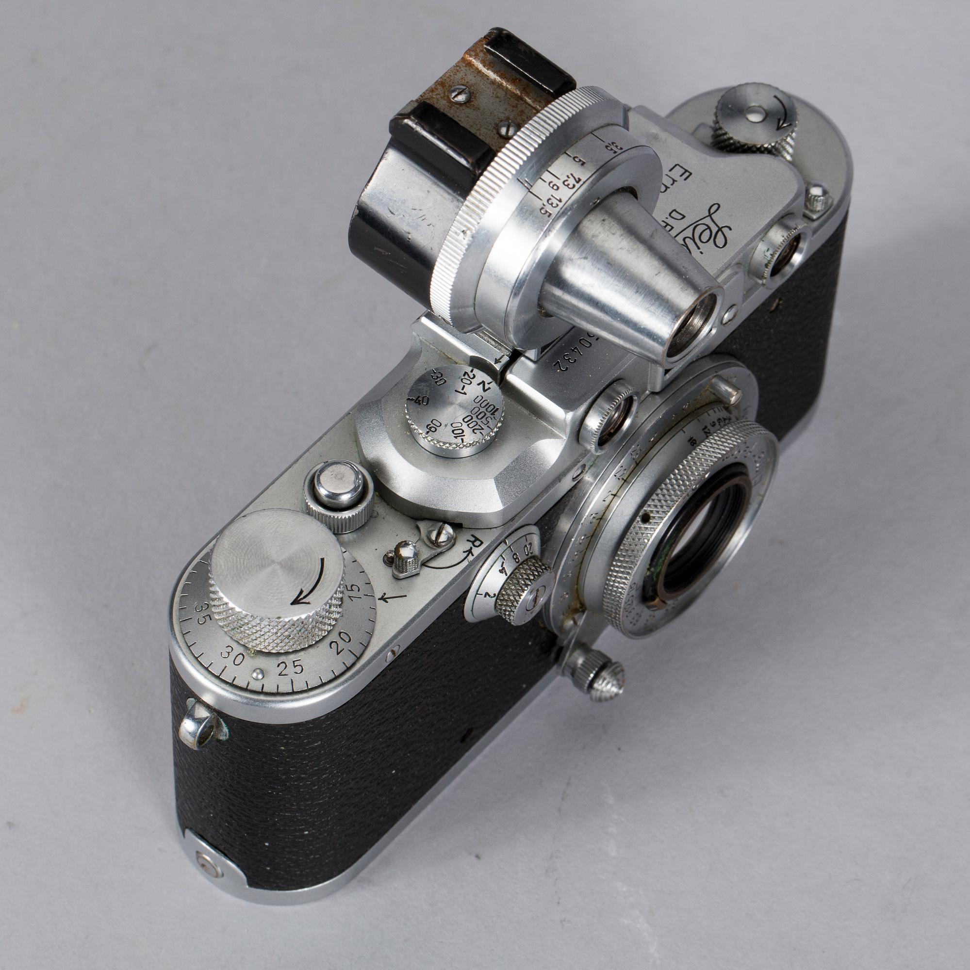 KAMERA, Leica IIIb, nr 350432, Wetzlar, Tyskland, 1940.