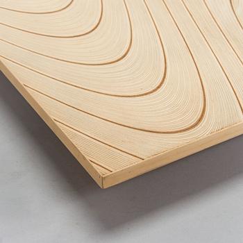 Tapio Wirkkala, experiment with rhythm plywood, manufacturer Soinne & Kni, 1950s.