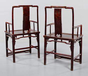 STOLAR, ett par, Shanxi, Kina, omkring 1900.