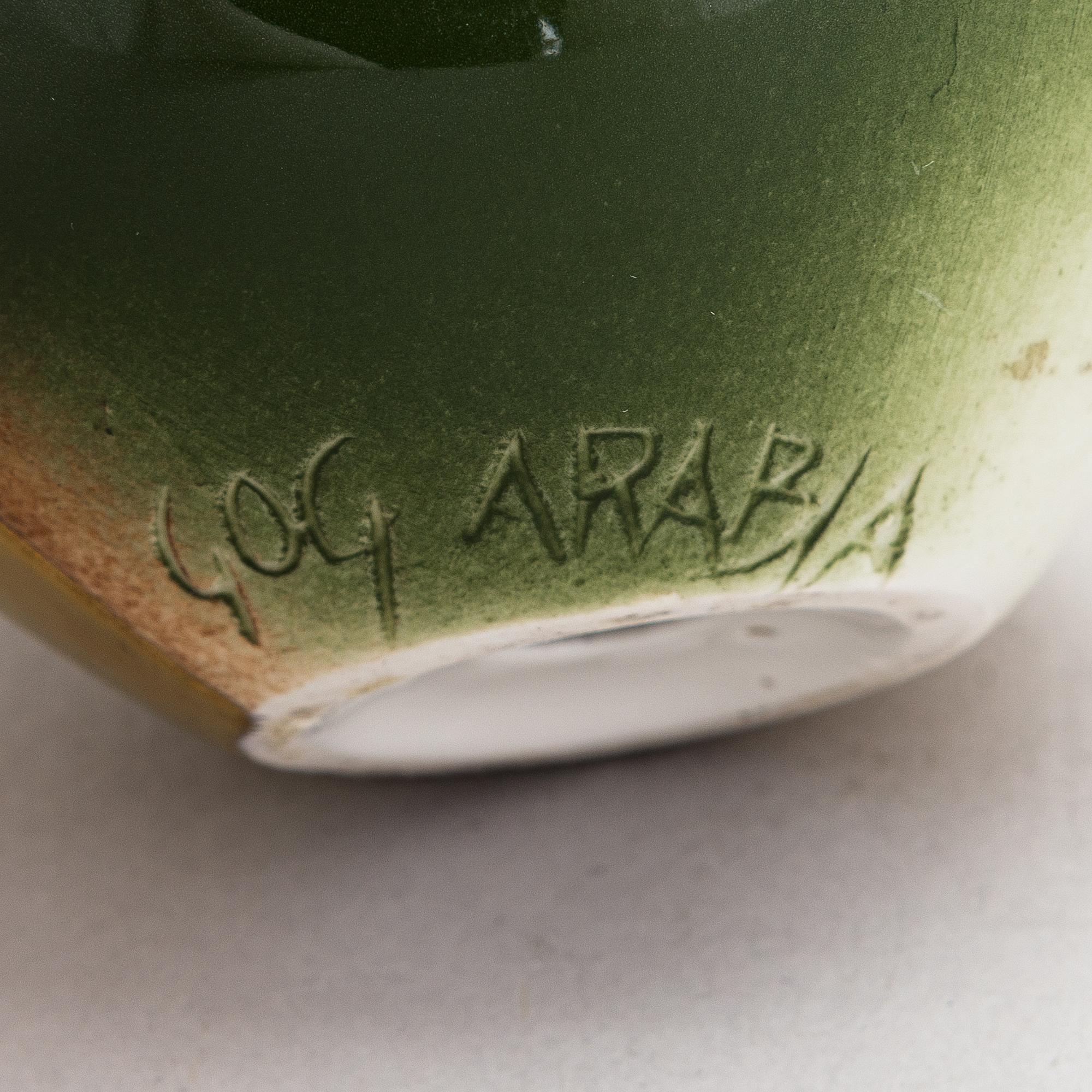 Gunvor Olin-Grönqvist, koristemunia, 2 kpl, signeeratut GOG Arabia.