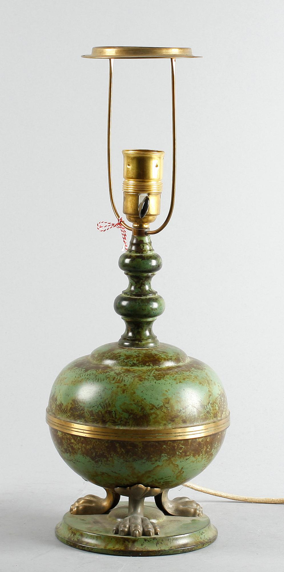 BORDSLAMPA, Art deco, 1900-talets första hälft.