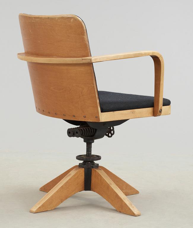 KONTORSSTOL, Werner West, Finland, 1930-tal.