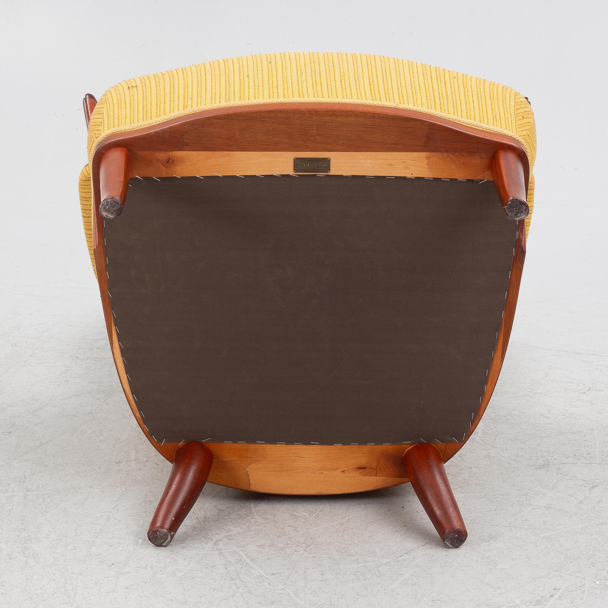 Carl Malmsten, armchair, 'Vår Fru', OH Sjögren, late 20th century.