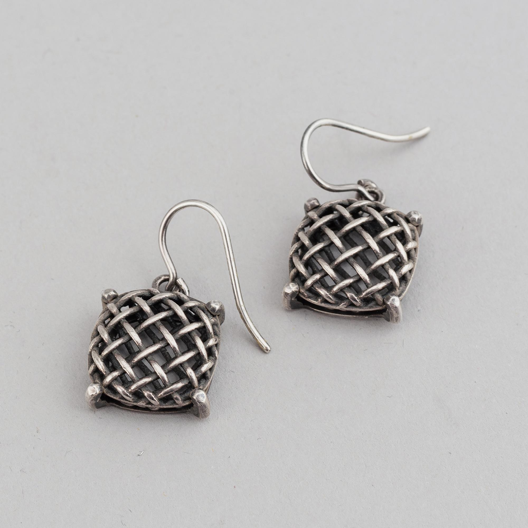 Bottega Veneta, ring och örhängen, sterlingsilver, Italien.