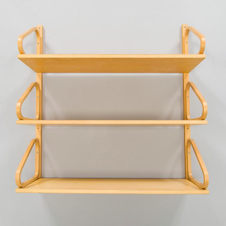 Alvar Aalto, a 1960s/70s  '112B-3' shelf for Artek.