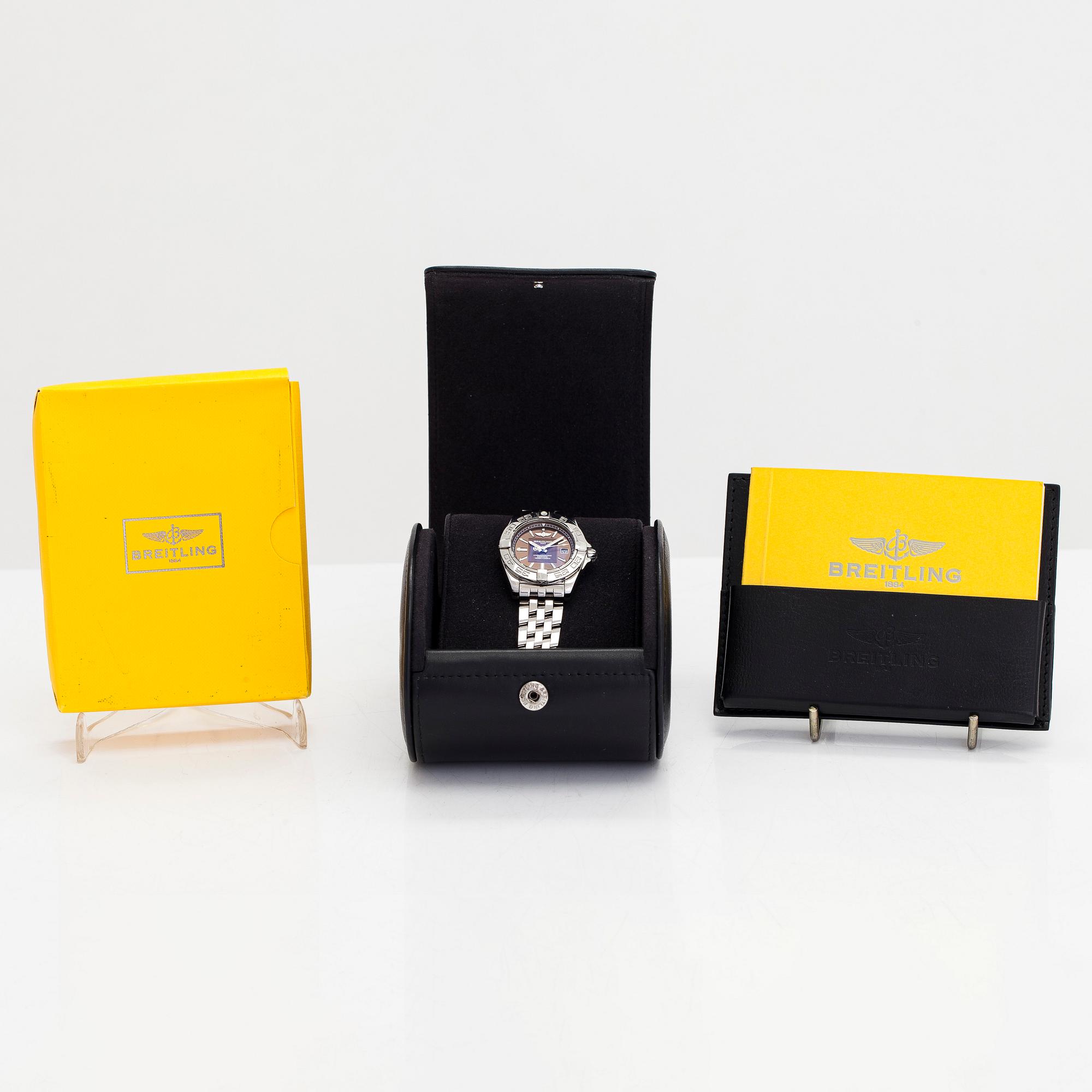 Breitling, Galactic, wristwatch, 32 mm.