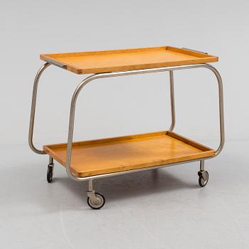 A 1940s serving trolley.