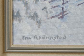 ERIC RHÖNNSTAD, olja på pannå, signerad.
