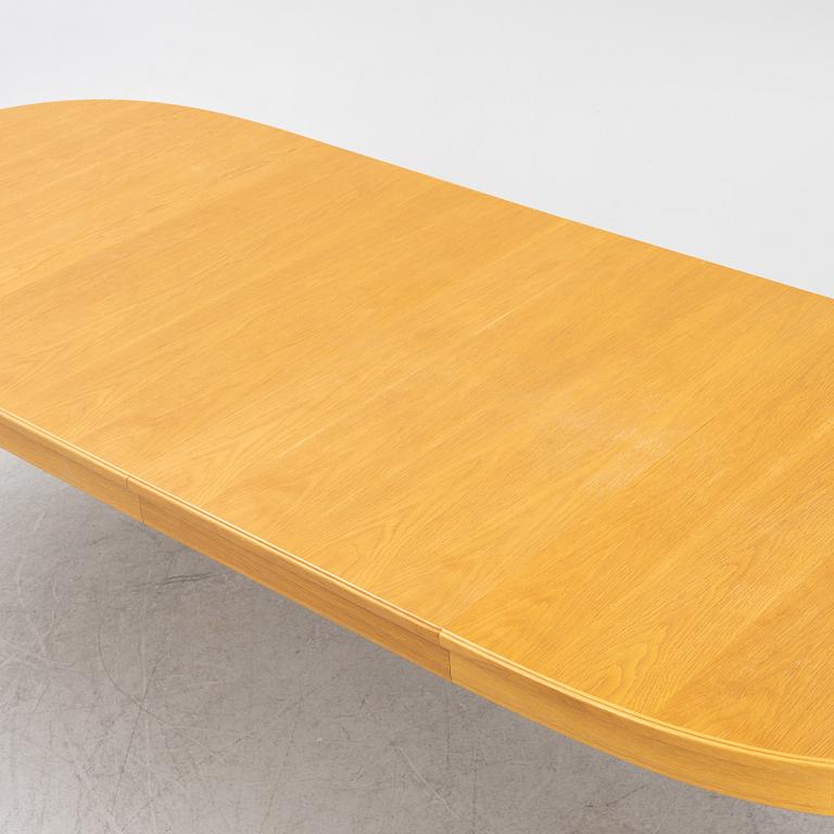 Carl Malmsten, dining table "Herrgården", and chairs, 6 pcs, "Ambassadör".