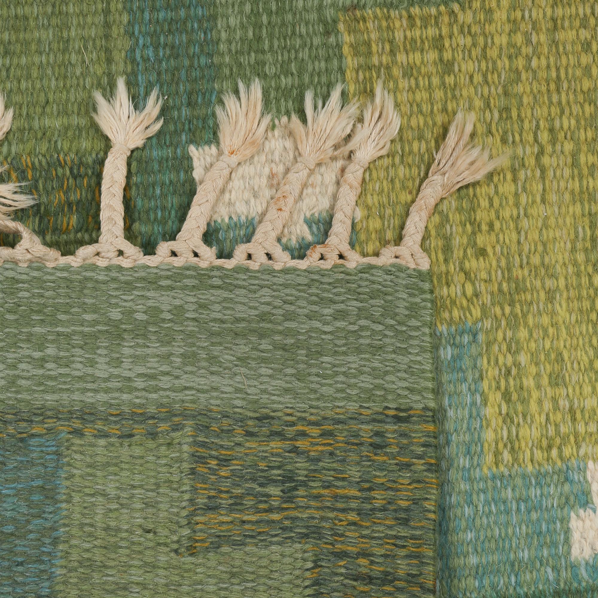 MATTA, rölakan, Ingegerd Silow, signerad IS, 198 x 138 cm.