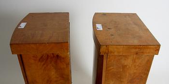 SKÅP, ett par, biedermeier, 1800-talets mitt.