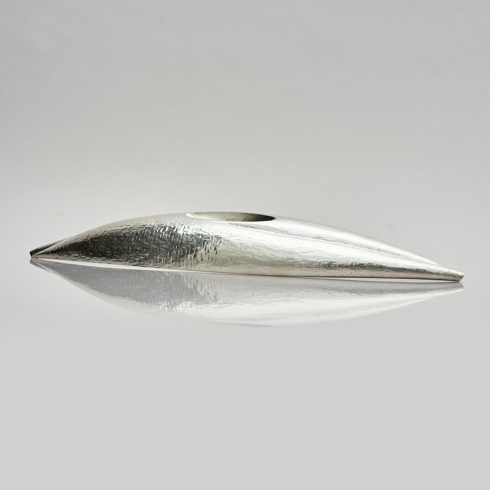 Tapio Wirkkala, a silver bowl, model TW9, marked TW, Kultakeskus, Hämeenlinna 1978.